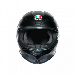 K6 AGV ECE MULTI MPLK MINIMAL PURE MATT BLACK/WH/RED