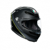 K6 AGV ECE MULTI MPLK MINIMAL GUNMET/BLACK/YELLOW FL