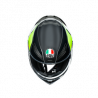 K1 AGV E2205 MULTI POWER GUNMETAL/WHITE/GREEN