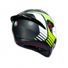 K1 AGV E2205 MULTI POWER GUNMETAL/WHITE/GREEN