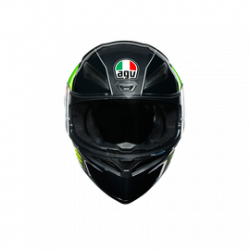 K1 AGV E2205 MULTI POWER GUNMETAL/WHITE/GREEN