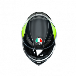 K1 AGV E2205 MULTI POWER GUNMETAL/WHITE/GREEN