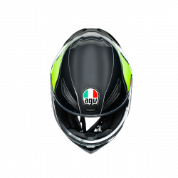 K1 AGV E2205 MULTI POWER GUNMETAL/WHITE/GREEN