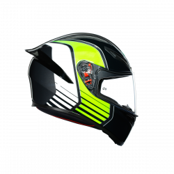 K1 AGV E2205 MULTI POWER GUNMETAL/WHITE/GREEN