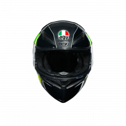 K1 AGV E2205 MULTI POWER GUNMETAL/WHITE/GREEN