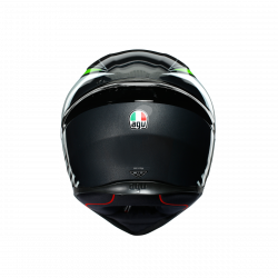 K1 AGV E2205 MULTI POWER GUNMETAL/WHITE/GREEN