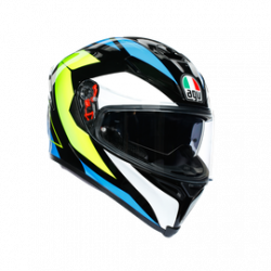 K5 S AGV E2205 MULTI MPLK CORE BLACK/CYAN/YELLOW FLUO