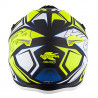 Casco Jet KV45 Trial Gemini Nero Opaco Giallo Bianco |  Kappa