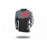 Maglia Offroad Division nero, grigio e rosso | UFO