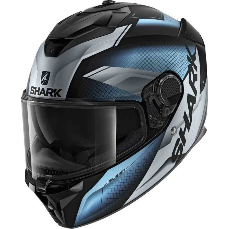 Casco Moto Integrale Shark SPARTAN Kobrak Mat - Nero Blu