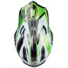 CASCO OFFROAD J12 FLAME GREEN/WHITE | JUST1