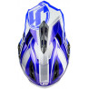 CASCO OFFROAD J12 FLAME BLUE | JUST1