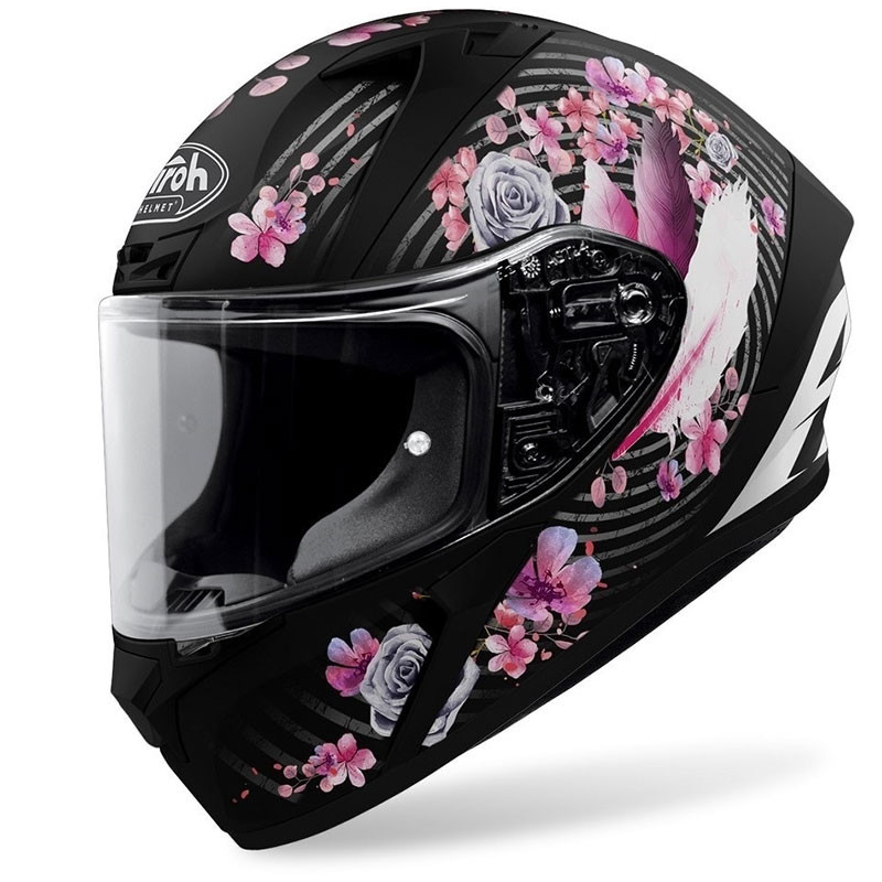 Casco donna Airoh Helios Mad lady casque helmet moto