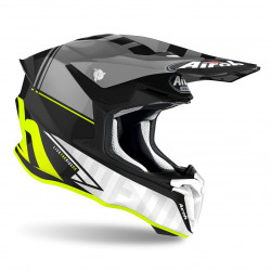 CASCO TWIST 2.0 TECH YELLOW MATT | AIROH