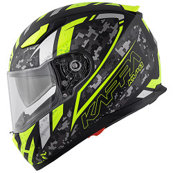 CASCO KV49 INTEGRALE CROSS ARANCIO OPACO NERO