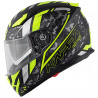 CASCO INTEGRALE KV41 DALLAS PIXEL NERO OPACO VERDE | KAPPA