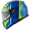 CASCO INTEGRALE KV41 DALLAS BLU LUCIDO GIALLO | KAPPA