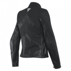 SANTA MONICA LADY LEATHER JACKET BLACK (001) | DAINESE