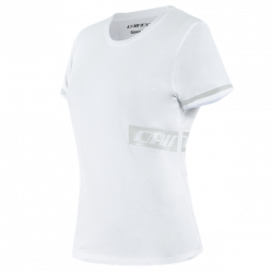 PADDOCK LADY T-SHIRT WHITE/GLACIER-GRAY (85F) | DAINESE