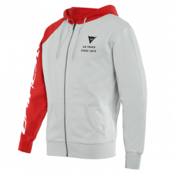 PADDOCK FULL-ZIP HOODIE GLACIER-GRAY/LAVA-RED/BLACK (81C)...