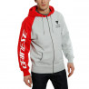 PADDOCK FULL-ZIP HOODIE GLACIER-GRAY/LAVA-RED/BLACK (81C) | DAINESE