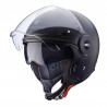 caberg uptown legend nero opaco casco jet