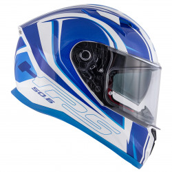 CASCO INTEGRALE 50.6 STOCCARDA BLADES BIANCO BLU | GIVI