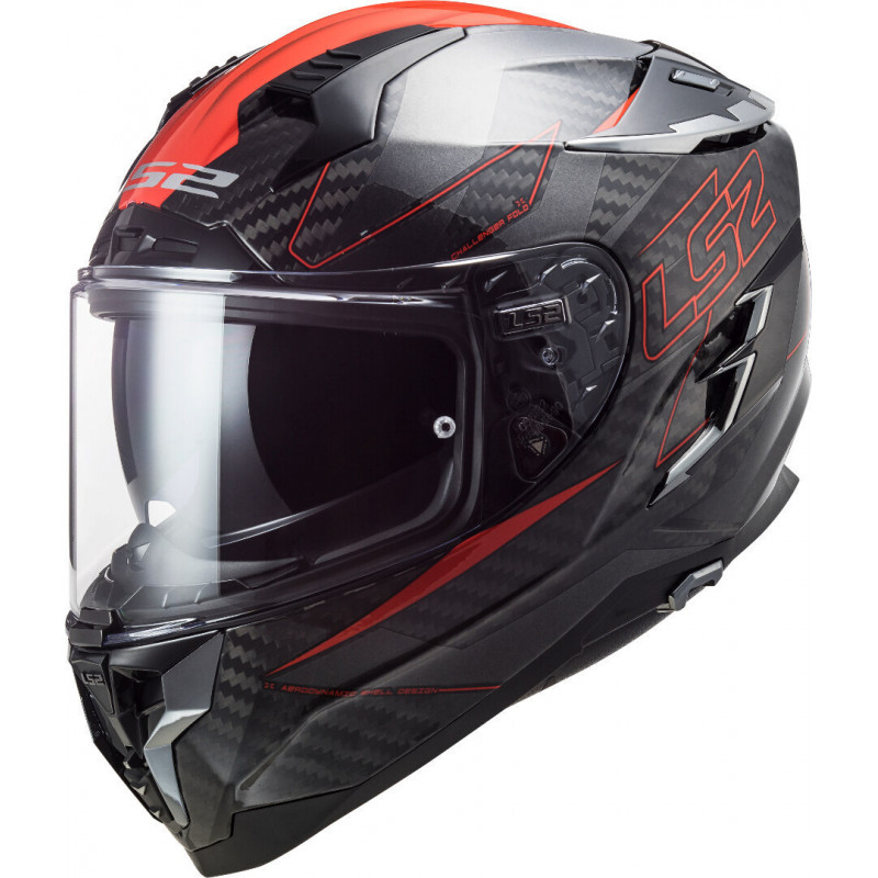 CASCO  FF327 CHALLENGER CT2 FOLD GLOSS RED | LS2