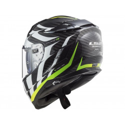 CASCO FF327 CHALLENGER CT2 FLAMES WHITE YELLOW | LS2