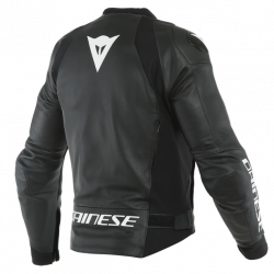 SPORT PRO LEATHER JACKET BLACK/WHITE (622) | DAINESE