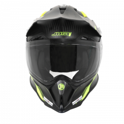 CASCO J14 LINE FLUO YELLOW CARBON LOOK | JUST1