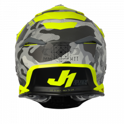 CASCO J39 Kinetic Camo Red Lime Fluo Yellow (matt) | JUST1