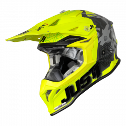 CASCO J39 Kinetic Camo Red Lime Fluo Yellow (matt) | JUST1