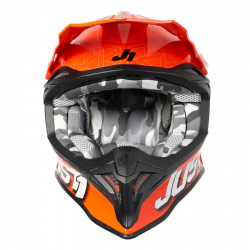 CASCO J39 Kinetic Camo Grey Red Fluo Orange | JUST1