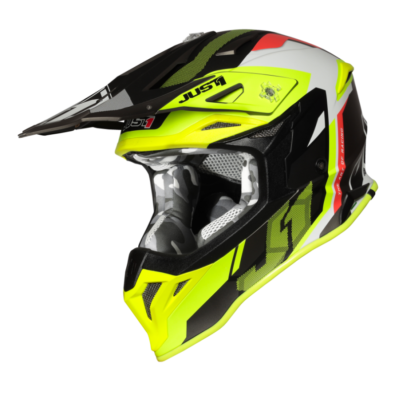 CASCO J39 Reactor Fluo Yellow-red-titanium - Matt | JUST1