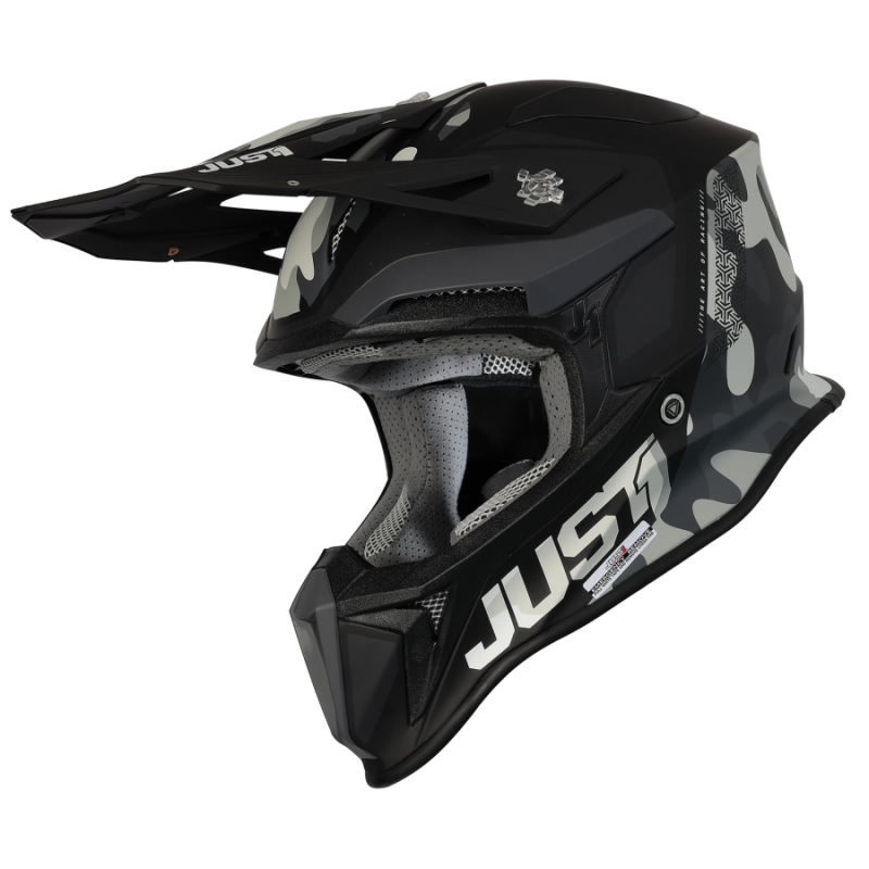 CASCO J18 MIPS PULSAR CAMO CITY BLACK (MATT) | JUST1