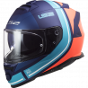 CASCO FF800 STORM SLANT MATT BLUE ORANGE | LS2