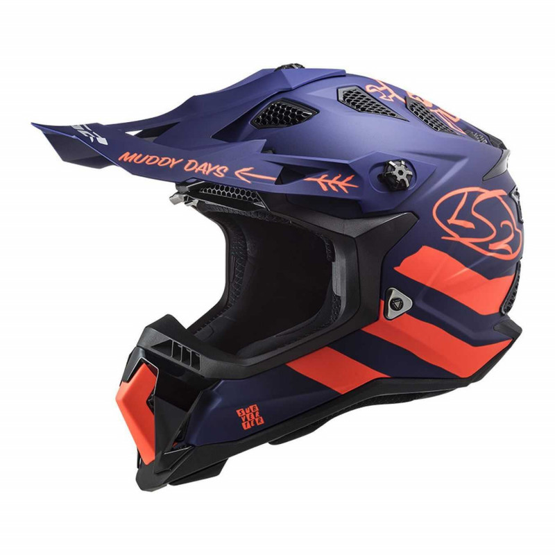 CASCO MX700 SUBVERTER CARGO MATT BLUE FLUO | LS2