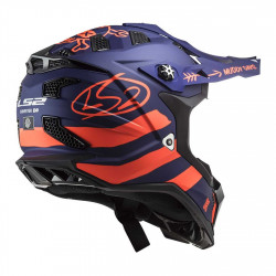 CASCO MX700 SUBVERTER CARGO MATT BLUE FLUO | LS2