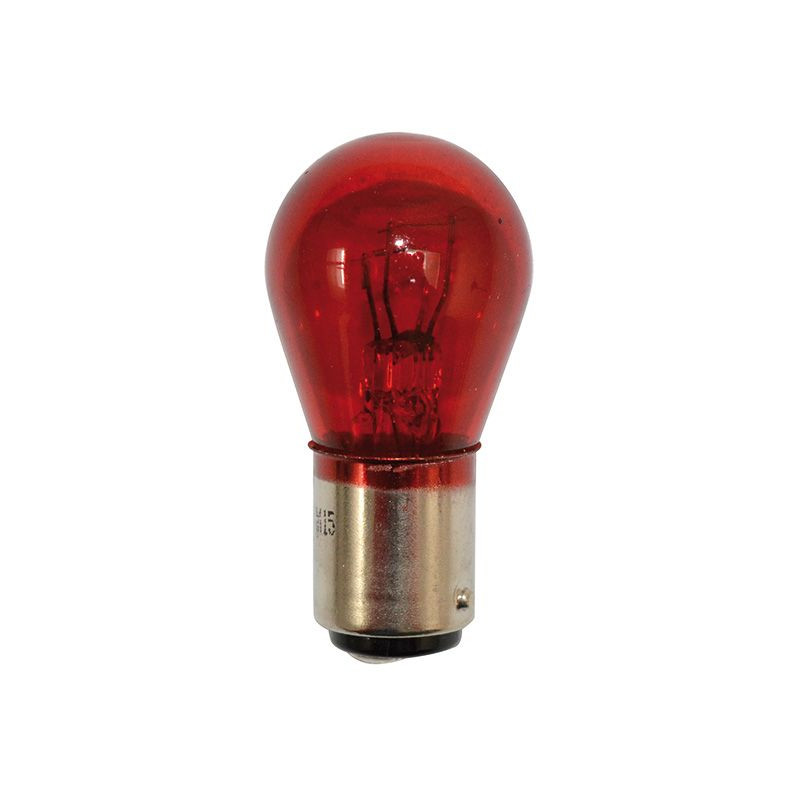 203385 LAMPADA HERT BILUCE 12V-5/21W BAY15D ROSSA (C10) | SGR