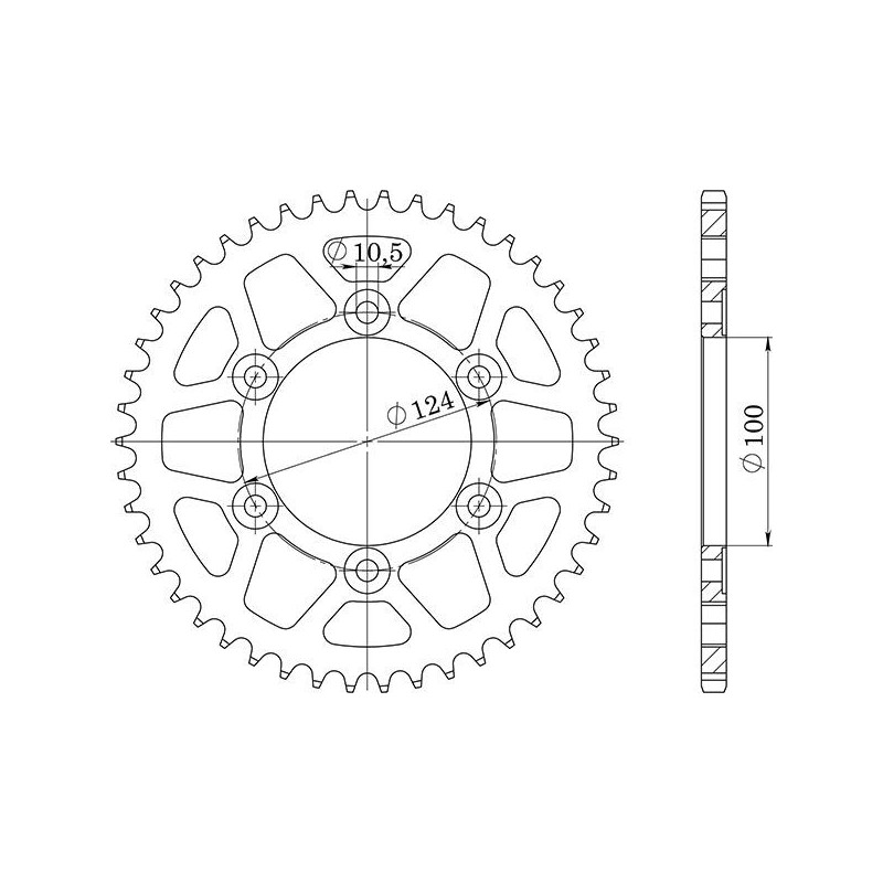 545060246 CORONA IN ACCIAIO P520 - Z46 (DIS.50602) | SGR