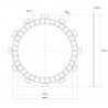 741433 DISCO FRIZIONE GUARNITO FCC | SGR