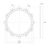 741420 DISCO FRIZIONE GUARNITO FCC | SGR