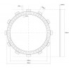 741342 DISCO FRIZIONE GUARNITO FCC | SGR