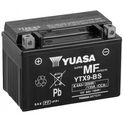 065099WC BATTERIA YUASA YTX9 (SIGILLATA ATTIVATA - FACTORY SEALED) 12V/8AH | SGR