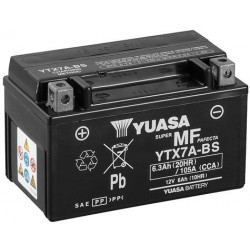 065070WC BATTERIA YUASA YTX7A (SIGILLATA ATTIVATA - FACTORY SEALED) 12V/6AH | SGR