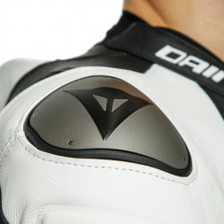 LAGUNA SECA 5 1PC BLACK/WHITE TUTA INTERA IN PELLE | DAINESE