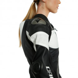 IMATRA LADY 1PC BLACK/WHITE TUTA INTERA IN PELLE | DAINESE