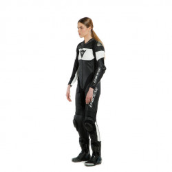 IMATRA LADY 1PC BLACK/WHITE TUTA INTERA IN PELLE | DAINESE