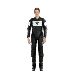 IMATRA LADY 1PC BLACK/WHITE TUTA INTERA IN PELLE | DAINESE